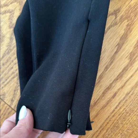 Toteme Black Zip leggings Pants with Ankle Zipper - Picture 5 of 11